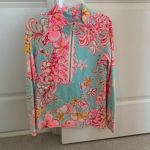 Lilly Pulitzer 1/2 zip pullover top